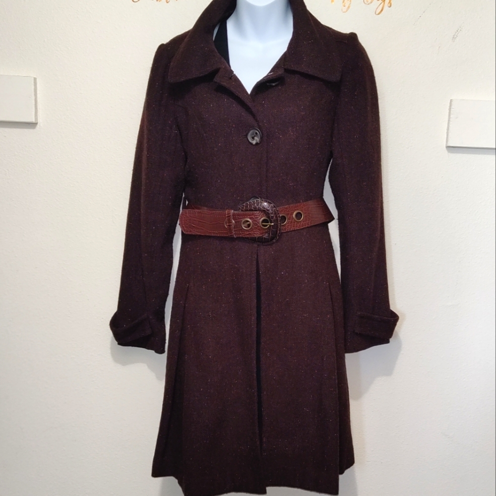 Forever 21 Brown Dress Coat